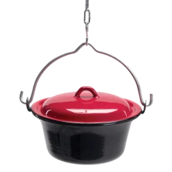 GREENHAND butik 9 Bon-Fire Gryde Med Låg, 6 Liter