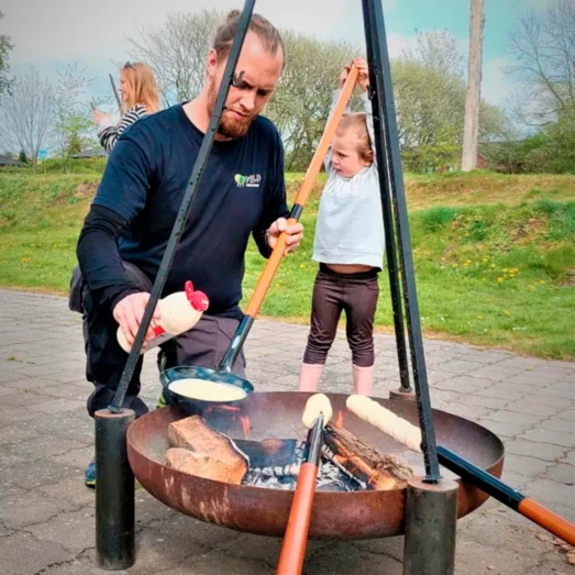 Bon-Fire Pandekagepande, Ø20 X 130 Cm 2 Bon-Fire Pandekagepande, Ø20 X 130 Cm - Billede 2