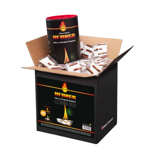 Burner Bio Combi 500 Stk. Optændingspose - Den Originale 1 Burner Bio Combi 500 Stk. Optændingspose - Den Originale