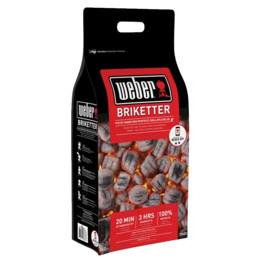 Weber Briketter, 8 Kg 1 Weber Briketter, 8 Kg