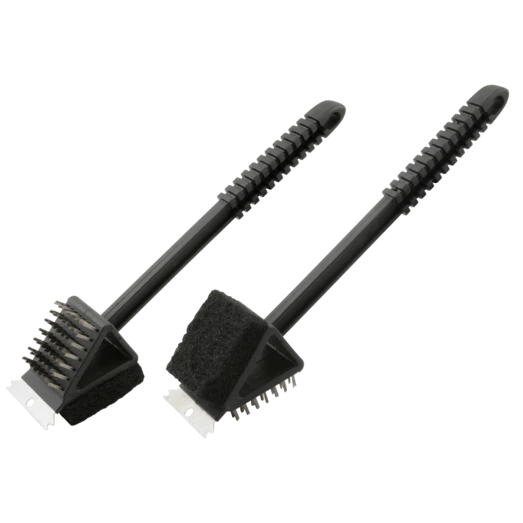 Dangrill 3-i-1 Grillbørste Med Skraber, Børste Og Svamp 2 Dangrill 3-i-1 Grillbørste Med Skraber, Børste Og Svamp - Billede 2
