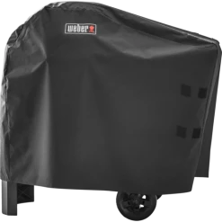 Weber Pulse 1000 Og 2000 Med Vogn Premium Grillbetræk Sort