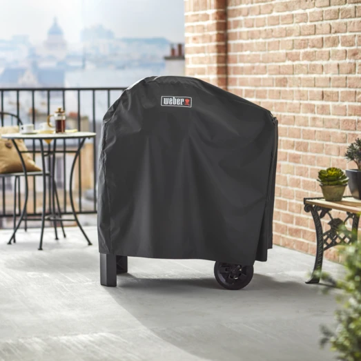 Weber Pulse 1000 Og 2000 Med Vogn Premium Grillbetræk Sort 3 Weber Pulse 1000 Og 2000 Med Vogn Premium Grillbetræk Sort - Billede 3