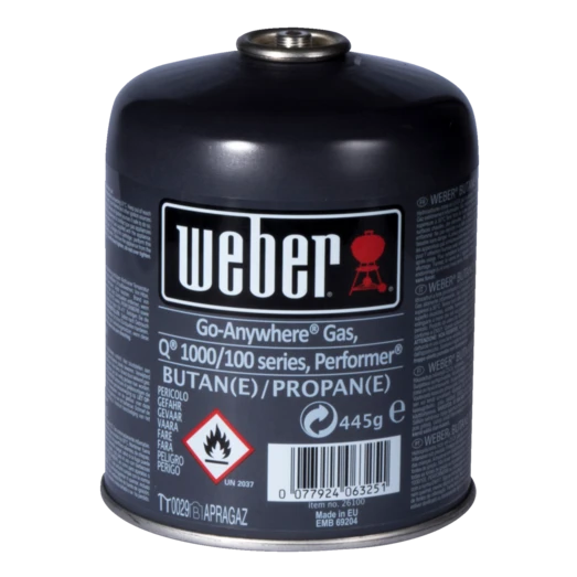 Weber Gasdåse, 445 Gram 1 Weber Gasdåse, 445 Gram