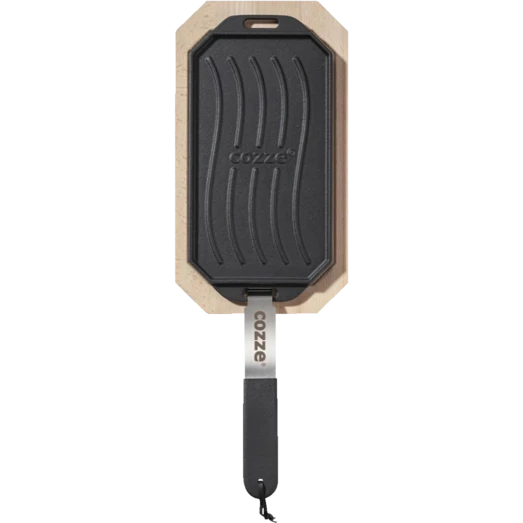 Cozze Støbejernspande Med Træbakke 165x330 Mm 1 Cozze Støbejernspande Med Træbakke 165x330 Mm