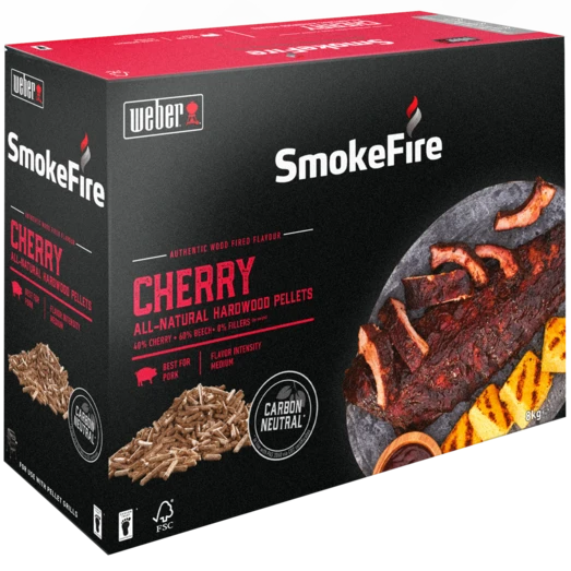 Weber SmokeFire Træpiller Kirsebær 8 Kg 1 Weber SmokeFire Træpiller Kirsebær 8 Kg