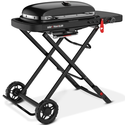 Weber Traveler Stealth Edition-gasgrill 2 Weber Traveler Stealth Edition-gasgrill - Billede 2