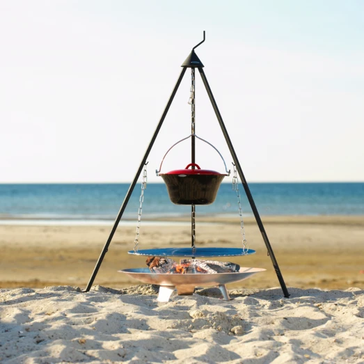 Bon-Fire Basis Bålsæt Med Bålfad, Gryde Og BBQ-pande 3 Bon-Fire Basis Bålsæt Med Bålfad, Gryde Og BBQ-pande - Billede 3