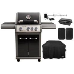 Dangrill Valhal 310 CS Gasgrill Med Betræk, Rotisseri, Kurv Og Grillbakke