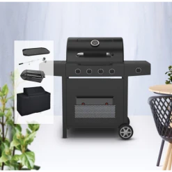 Dangrill Heimdal 410 PS Gasgrill Med Betræk, Rotisseri, Kurv Og Grillbakke 5 Dangrill Heimdal 410 PS Gasgrill Med Betræk, Rotisseri, Kurv Og Grillbakke -GREENHAND butik 62509163836 21
