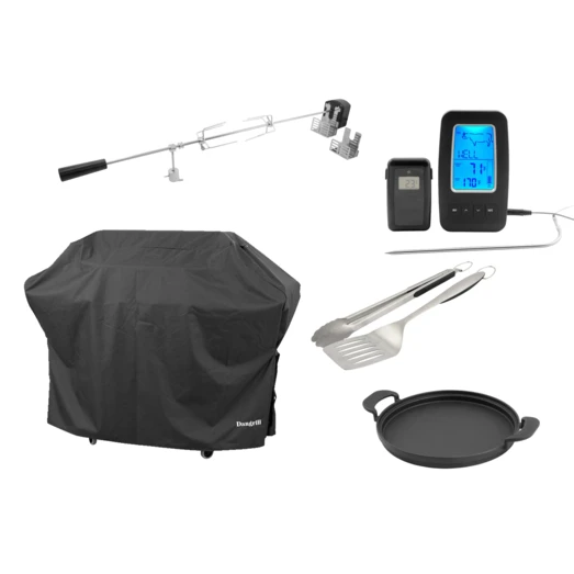 Dangrill Heimdal 410 PS Gasgrill M/overtræk, Pande, Tang, Rotisseri Og Termometer 3 Dangrill Heimdal 410 PS Gasgrill M/overtræk, Pande, Tang, Rotisseri Og Termometer - Billede 3