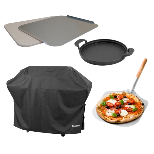 Dangrill Heimdal 410 PS Gasgrill Med Overtræk, Pande, Pizzaspade Og Pizzasten 3 Dangrill Heimdal 410 PS Gasgrill Med Overtræk, Pande, Pizzaspade Og Pizzasten - Billede 3