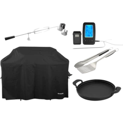 Dangrill Valhal 310 CS Gasgrill Med Betræk, Pande, Tangsæt, Rotisseri Og Termometer 6 Dangrill Valhal 310 CS Gasgrill Med Betræk, Pande, Tangsæt, Rotisseri Og Termometer -GREENHAND butik 62509165644 3