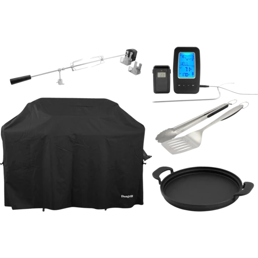 Dangrill Valhal 310 CS Gasgrill Med Betræk, Pande, Tangsæt, Rotisseri Og Termometer 3 Dangrill Valhal 310 CS Gasgrill Med Betræk, Pande, Tangsæt, Rotisseri Og Termometer - Billede 3